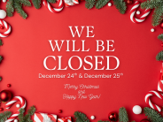 Christmas Closure