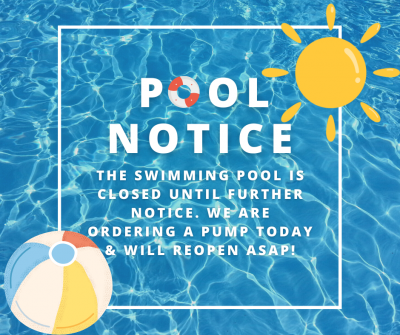 Swimming Pool Notice